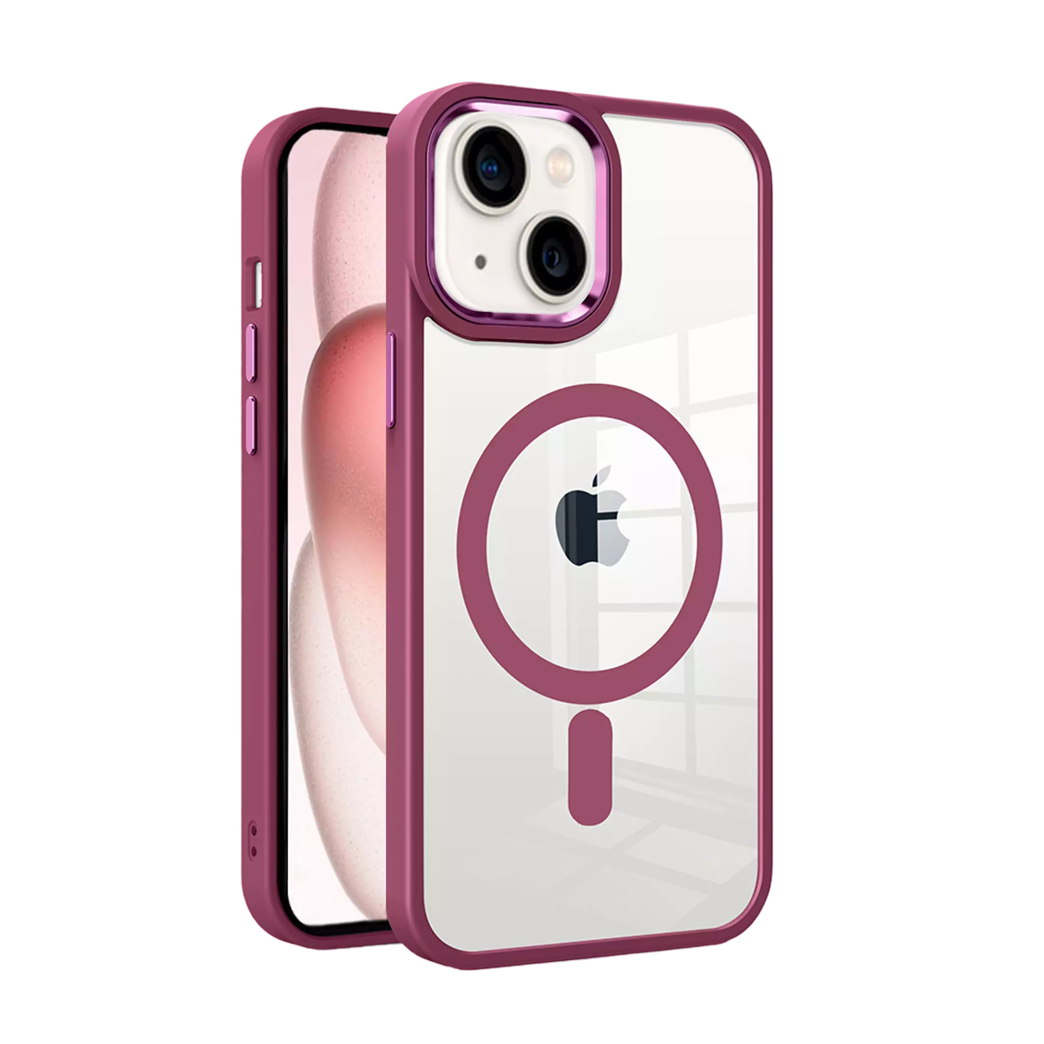 Transparent Hybrid MagSafe Case for iPhone 14 Plus / 15 Plus Transparent Hybrid MagSafe Case for iPhone 14 Plus / 15 Plus